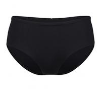 Seafolly Women's Hipster Full Coverage Mid Rise Wide Side Bikini Bottom Swimsuit Separates, Eco Collective Black, 10