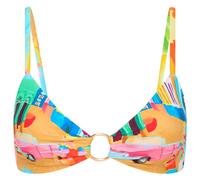 Seafolly - Women's Cuba Ring Front Bralette - Bikini top size 6, multi