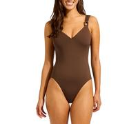 Seafolly Women's Dd One Piece Swimsuit, S.Collective Dark Chocolate, 12
