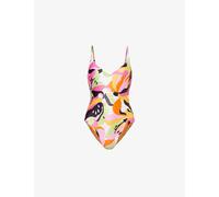 Seafolly Womens Hot Pink Rio Floral-print Stretch-recycled Polyester Swimsuit 12