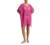 Seafolly Women's Kaftan Tassel Trim Cover Up Dress Swimwear, Beach Edit Hot Pink, One Size