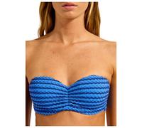 Seafolly - Women's Mesh Effect Bustier Bandeau - Bikini top size 10, orange