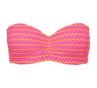 Seafolly - Women's Mesh Effect Bustier Bandeau - Bikini top size 14, pink
