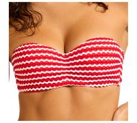 Seafolly - Women's Mesh Effect Bustier Bandeau - Bikini top size 16, orange
