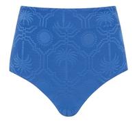 Seafolly - Women's Oasis High Waisted Pant - Bikini bottom size 8, blue