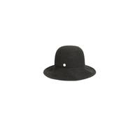Seafolly Women's Packable Raffia Bucket Hat Swimwear Cover Up, Shadylady Black, One Size