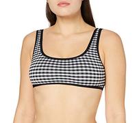 Seafolly Women's Reversible Over The Shoulder Tank Bikini Top Swimsuit, Black, 10