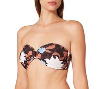 Seafolly Women's Ring Front Bandeau Bikini Top, Black, 3 UK