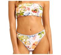 Seafolly - Women's Riviera Coast Reversible Tube Top - Bikini top size 10, orange