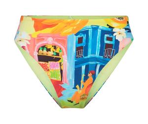 Seafolly - Women's Sea Dive High Rise Pant - Bikini bottom size 8, multi