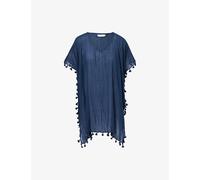 Seafolly Womens Seafolly Amnesia Cotton Kaftan Indigo 1 Size