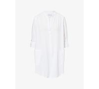 Seafolly Womens Seafolly Boyfriend Chambray Cotton Beach Shirt White M