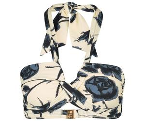 Seafolly - Women's Secret Garden Halter Bandeau - Bikini top size 8, grey