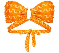 Seafolly - Women's Soundwave U Wire Bandeau Bra - Bikini top size 12, orange