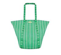 Seafolly Women's Standard Mosaic Stripe Tote Bag, Vivid Green