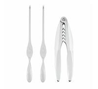 Seafood Cracker, Cozyswan Lobster, Crab and Nut Cracker Tool Set with 2 Stainless Steel Forks