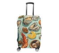 Seafood Sea Food Suitcase Cover Elastic Luggage Covers Protectors S