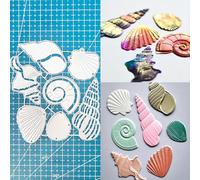 Seafood Sea Shell Die Cuts for Card Making, Conch Metal Cutting Dies, Metal Die Cutting Mold, Scrapbooking Dies, DIY Etched Embossing Stencil for Crafts