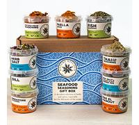 Seafood Seasoning Gift Set - 9x Fish Spices & Herbs for Cooking, Roasting & Marinades - Nature Kitchen Gluten-Free Spice Mix - Includes Thai Stir-Fry, Paella Blend, Dill - Cooking Gifts for Foodies