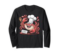 Seafood Specialist Chef Job Cook Crab Long Sleeve T-Shirt