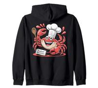 Seafood Specialist Chef Job Cook Crab Zip Hoodie