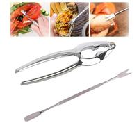Seafood Tool Set Clip/Crab ForkSpoon Set Nut Walnut Lobster Accessories Tools Crab Cracker