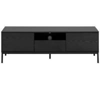 Seaford Black 140cm TV Unit