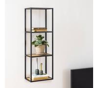 Furniture To Go Seaford Black Metal Wall Shelf