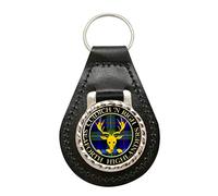 Seaforth Highlanders Scottish Clan Leather Key Fob