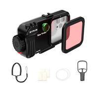 SeaFrogs SF-PH-05 20M Waterproof Phone Case with Red Filter - 68mm Big Lens Window, No App Needed | Compatible with iPhone/Android/HarmonyOS