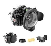 Seafrogs Underwater Housing for Fuji X-S20 w/ WA005B Short Dome Port, [40M/130FT] Waterproof Diving Camera Case for Fujifilm X-S20 +XF 10-24mm f/4, XF 18-55mm F2.8-4