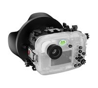 Seafrogs Underwater Housing for Sony a6700 with WA005B Short Dome Port, [40M/130FT] Waterproof Scuba Housing Case for Sony ILCE-6700 with E10-18mm F/4, FE 35mm F1.4