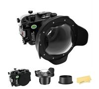 Seafrogs Underwater Housing For Sony A6700 With Wa005F Dome Port, [40M/130Ft] Waterproof Scuba Housing Case For Sony Ilce-6700 With E 18-105Mm F4, 28-60Mm F4-5.6