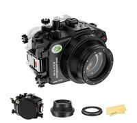 Seafrogs Underwater Housing For Sony A7C Ii / A7Cr With Fl28 Flat Port, [40M/130Ft] Waterproof Scuba Housing Case For Sony Alpha 7C Ii A7Cr With Fe 28-60Mm F/4-5.6 Oss