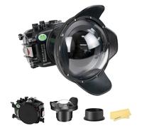 Seafrogs Underwater Housing For Sony A7C Ii / A7Cr With Wa005F Dome Port, [40M/130Ft] Waterproof Scuba Housing Case For Sony Alpha 7C Ii A7Cr With Fe 16-35Mm F4, 12-24Mm F4