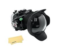 Seafrogs Underwater Housing For Sony A7C+ Wa005F Dome Port, [40M/130Ft] Waterproof Scuba Housing Case For Sony Alpha 7C+16-35Mm F4, 24-70Mm F4, For Tamron 17-28Mm F2.8 Lens