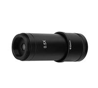 SEAFRONT 0.5X C-Mount Adapter Lens for Microscope CCD Camera, Compact Design with Blue Anti-Reflective Coating, Enhances Depth of Field and Clarity for Digital Eyepiece Users