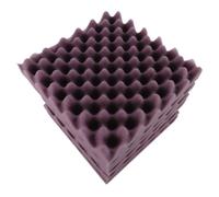 SEAFRONT 12Pcs Egg Foam Pad, Foam Sound Proof Panels, Noise Reduction and Fire Retardant, Ideal for Home and Studio Use (Purple)