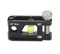 SEAFRONT 2.5in Magnetic Conduit Level Pocket Bubble Level Ruler Cast Aluminium for Pipes Conduits Metalworking