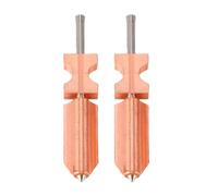 SEAFRONT 2 Pcs 0.4mm Hotend Replacement Hot End for All Metal Quick Detachable Nozzle Hotend Modular Design Heat Dissipation Copper Heat Sink