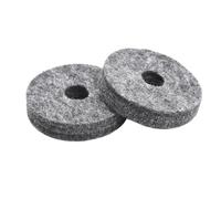 SEAFRONT 23PCS Drum Felt Pads Replacement Set, Grey, Protects Cymbals, Easy Tuning, Includes Wing Nuts and Washers for Drummers (Grey)