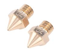 SEAFRONT 2Pcs 3D Printer Brass Nozzle 0.4mm High Temperature Smooth Interior for Raise3D N Series Pro2 Pro3 E2 Series with Excellent Thermal Conductivity
