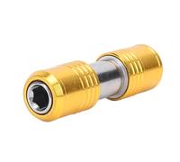 SEAFRONT 2PCS Double Ended Bit Holder Socket Adapter Extension 1/4 Inch Hex Shank Drill Bits with Secure Locking Mechanism for Woodworking Projects