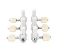 SEAFRONT 2Pcs Guitar Tuning Pegs 3L 3R Headstock Tuner with 8 Screws Gear Ratio 1:18 Machine Head Replacement for Folk Classical Guitar
