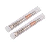 SEAFRONT 2Pcs Integrated Ceramic Insulation 3D Printer Nozzle Replacement Dual Metal Design Supports Advanced Filaments for QIDI PLUS 4 (0.6mm)