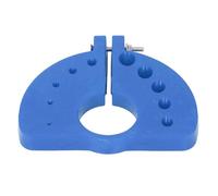 SEAFRONT 3-12mm Drill Bit Sharpener 10 Hole Sizes ABS Plastic Drill Bit Grinding Tool for Angle Grinder with Versatile Grinding User Friendly Compact Portable (Blue)
