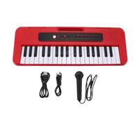 SEAFRONT 37-Key Kids Music Keyboard with 4 Tones 4 Rhythms and 10 Demo Songs for Beginners Portable Toy Piano Keyboard with Microphone USB Support Headphone Jack