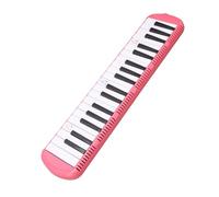 SEAFRONT 37 Key Melodica Ergonomic Wind Instrument with Resin Body and Mouthpiece for Beginners and Music Lovers (Pink)
