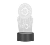 SEAFRONT 3D Dream Catcher Night Light Acrylic Touch Lamp Home Decor Ornament for Kids