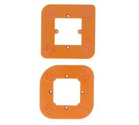 SEAFRONT 4 in 1 Round Corner Radius Template R10 R15 R20 R25 R30 R35 R40 R50 with Clear Measurement Scales for Woodworking Handcraft Projects